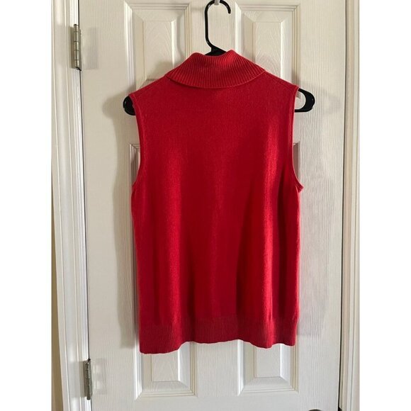 Red Turtle Neck Tank Top - Picture 2 of 2